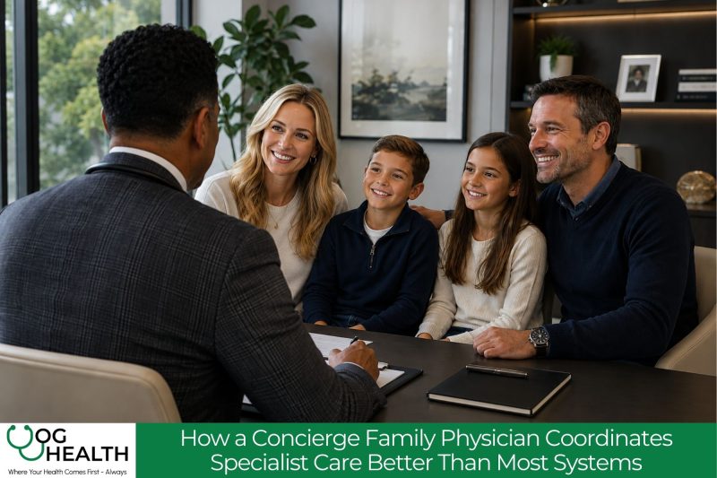 How a Concierge Family Physician Coordinates Specialist Care Better Than Most Systems